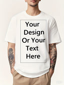 Customizable Adult T-Shirt - 100% Cotton Pre-Shrunk Fabric