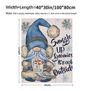 Cozy Blue Gnome Blanket Quick to Retain Heat