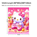 Hello Kitty Cozy Custom Blanket Quick Heat Retention