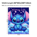 Blue Stitch Cozy Blanket Warm Quick Heat Retention