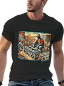 Mens Graphic T-Shirt 100 Cotton All Seasons