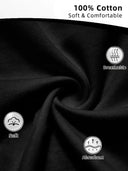Black Graphic Cotton Custom T-Shirt