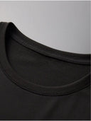 Customizable Black T-Shirt with "YOUR Design Here" Text