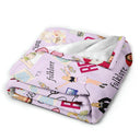 Soft & Cozy Lavender Blanket Perfect for Comfort, Travel
