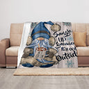 Cozy Blue Gnome Blanket Quick to Retain Heat