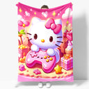 Hello Kitty Cozy Custom Blanket Quick Heat Retention