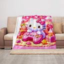 Hello Kitty Cozy Custom Blanket Quick Heat Retention