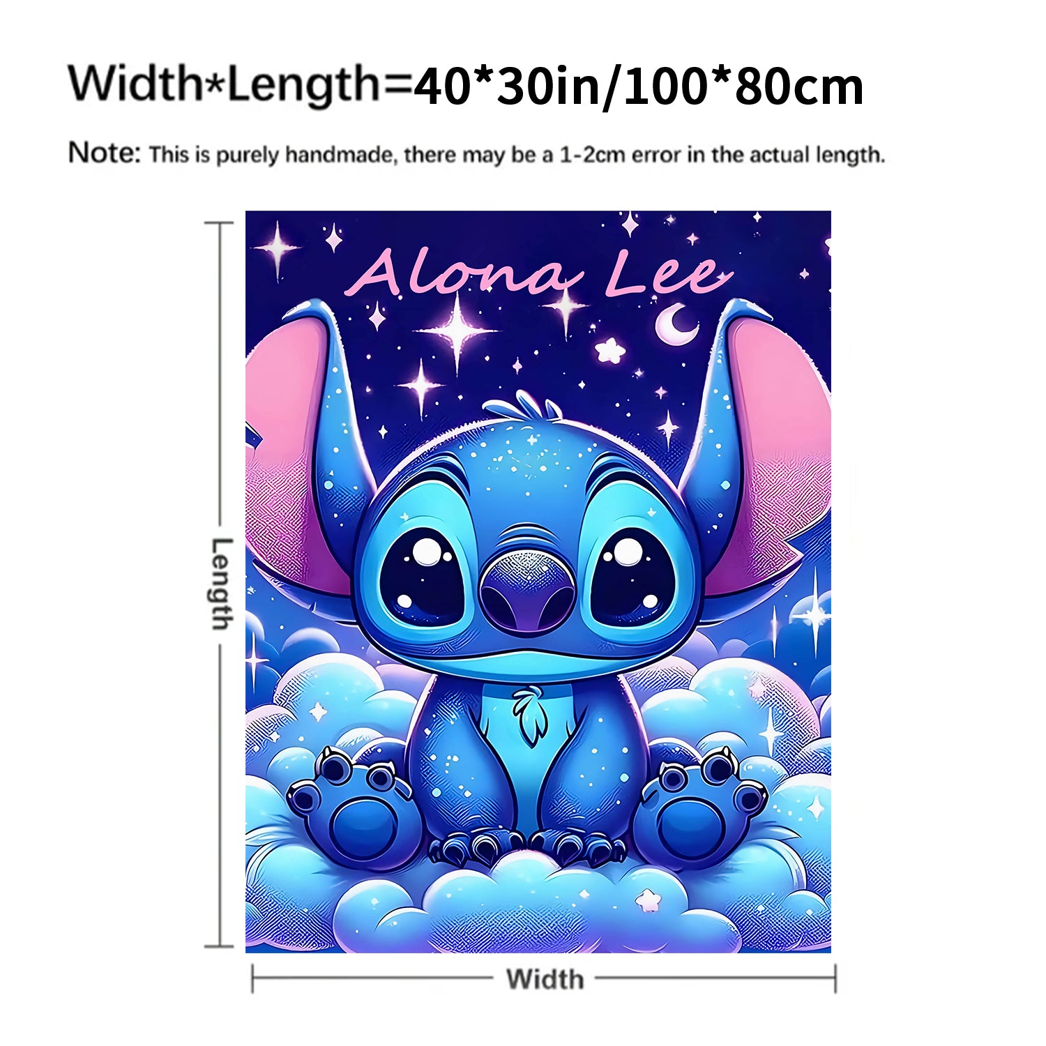 Blue Stitch Cozy Blanket Warm Quick Heat Retention