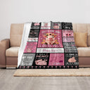 Pink Pig Cartoon Blanket Soft & Cozy Throw