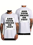 Customized Men'S and Women'S Spring/Summer Fashion Personal Custom Print T Shirt