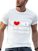 Mens Graphic T-Shirt 100 Cotton 180gsm Heavyweight Cotton Loose