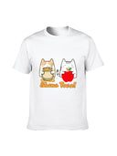 Custom Unisex Cute Animal Print 100% Cotton T-Shirt