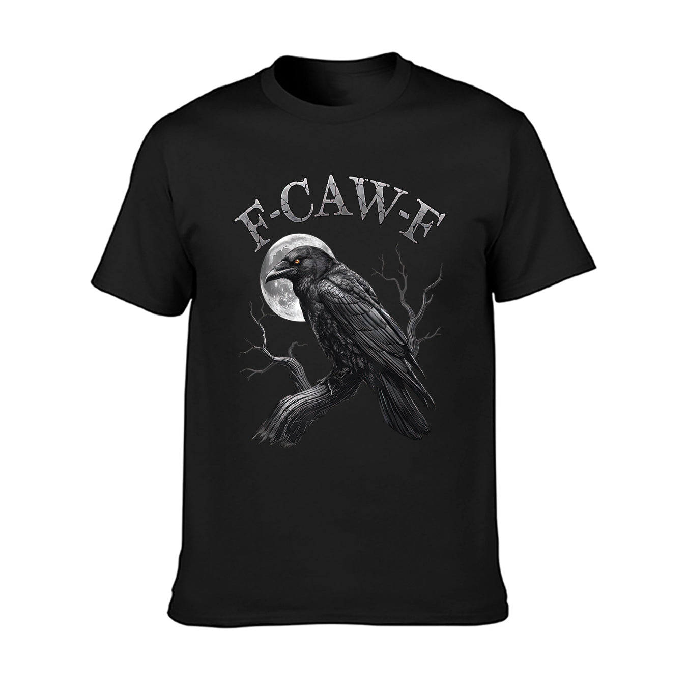 Black Graphic Cotton Custom T-Shirt