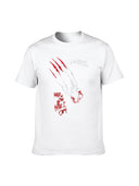 Men’s Cotton Graphic T-Shirt Red Print