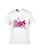 Mens Black & Pink Halloween T-Shirt Casual Streetwear