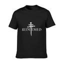 Men's Graphic T-Shirt Cross & Sword Design