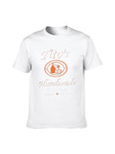 Men's 100% Cotton Graphic T-Shirt Casual Urban Style