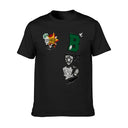 Men's Graphic T-Shirt Black with White Logo Casual Style
