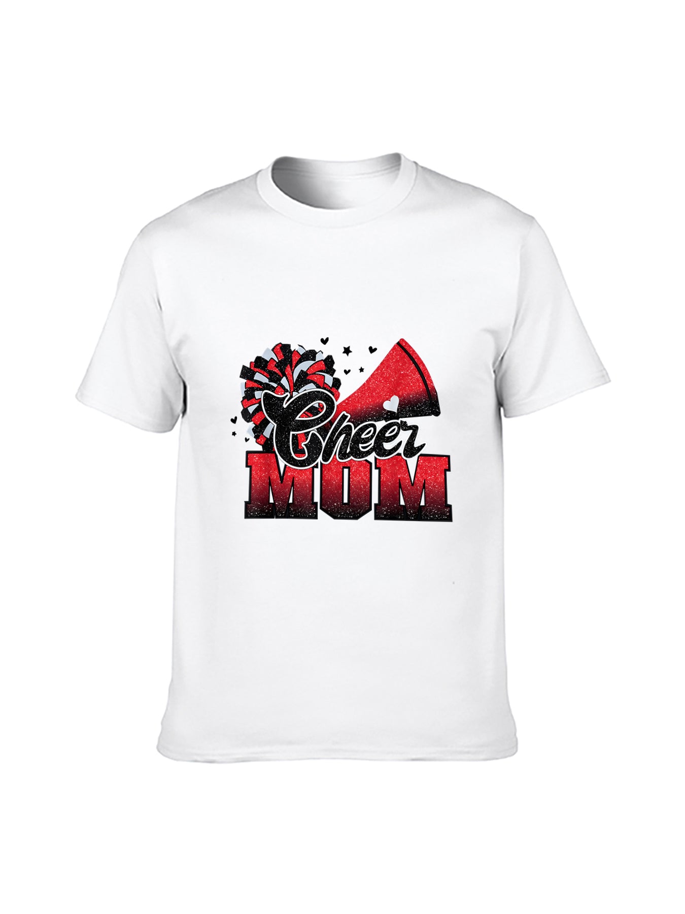 Cheer Mom Graphic T-Shirt 100% Cotton Casual & Stylish