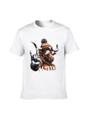 Men's 100% Cotton Texas Longhorns Bull Graphic T-Shirt