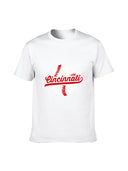Men’s Graphic T-Shirt Cincinnati Baseball Logo Casual Style