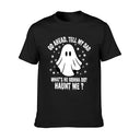 Mens 100% Cotton Graphic T-Shirt White Casual Urban Style
