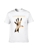 Men's Graphic T-Shirt White Print Business Casual