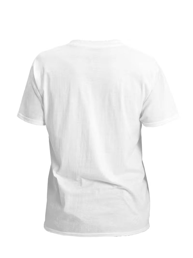 Black Graphic Cotton Custom T-Shirt